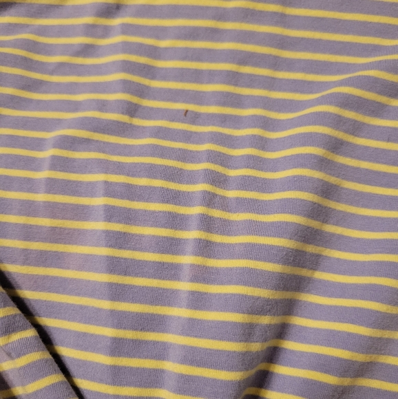 SHEIN PURPLE/YELLOW CROPPED TEE - Picture 2 of 7